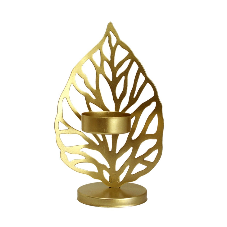 2 PCS Wrought Iron Candle Holder Living Room Desktop Decoration Ornaments