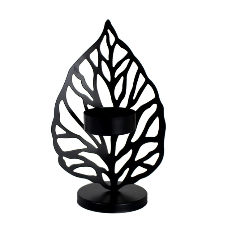 2 PCS Wrought Iron Candle Holder Living Room Desktop Decoration Ornaments