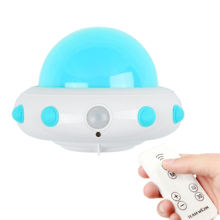 UFO Remote Control USB Charging Night Light Bedside Smart Sensor LED Atmosphere Light
