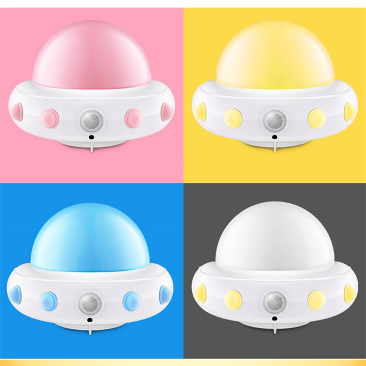 UFO Remote Control USB Charging Night Light Bedside Smart Sensor LED Atmosphere Light