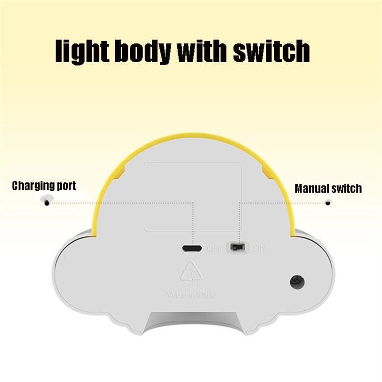 UFO Remote Control USB Charging Night Light Bedside Smart Sensor LED Atmosphere Light