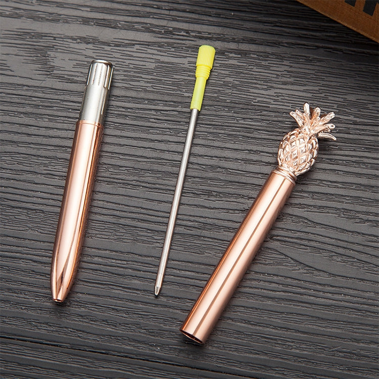 1.0mm Metal Kawaii Pineapple Ballpoint Pen