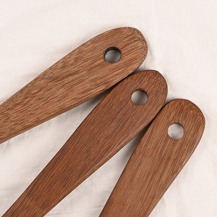 Long Handle Unpainted Chicken Wings Wooden Spatula Kitchen Utensils, Style:Large vegetable Spatula