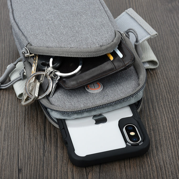 Oxford Cloth Outdoor Sports Arm Bag Storage Bag Fitness Mobile Phone Bag for 5.5-6.5 Inch Screen Phone