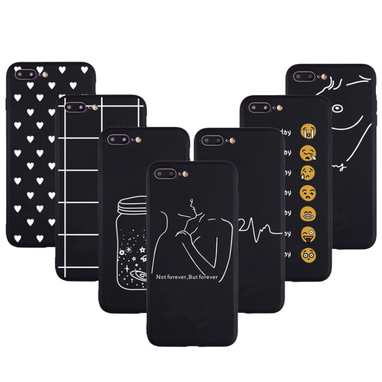 Creative Facial Expression & Gesture Soft TPU Case for iPhone 7 Plus / 8 Plus