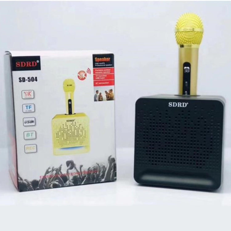SDRD SD-504 Family KTV Portable Wireless Live Microphone Speaker