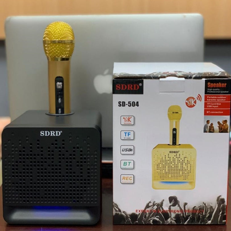 SDRD SD-504 Family KTV Portable Wireless Live Microphone Speaker