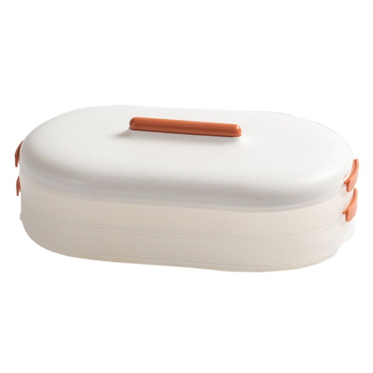 Anti-Stick Dumpling Box Layered Storage Refrigerator Food Preservation Box Two Layers With Cover