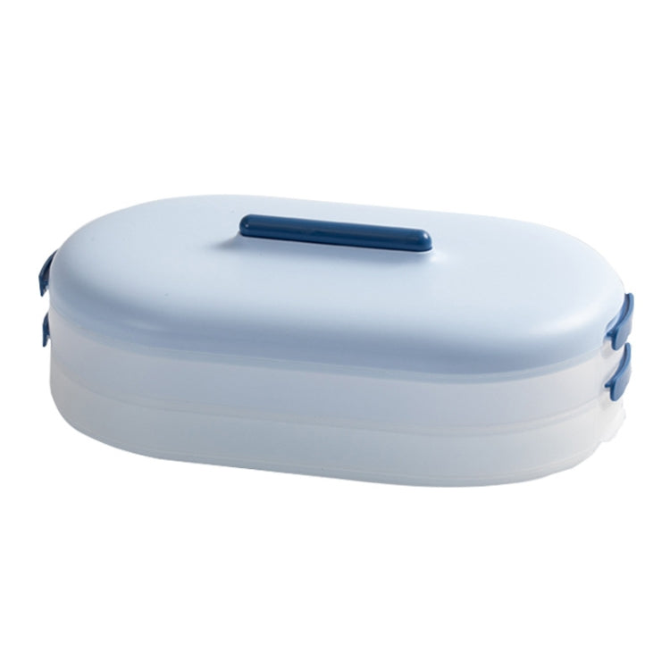 Anti-Stick Dumpling Box Layered Storage Refrigerator Food Preservation Box Two Layers With Cover