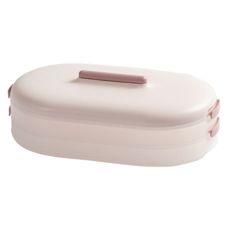 Anti-Stick Dumpling Box Layered Storage Refrigerator Food Preservation Box Two Layers With Cover