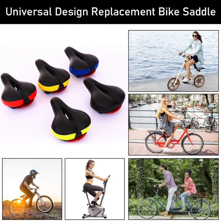Bicycle Seat With Tail Light Bicycle Seat Comfortable Seat Cushion Riding Accessories