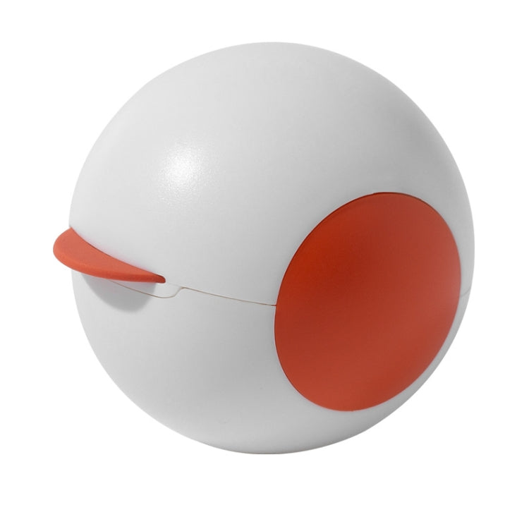 Spherical Washable Hair Sticking Device Pet Travel Hair Remover(White Orange)