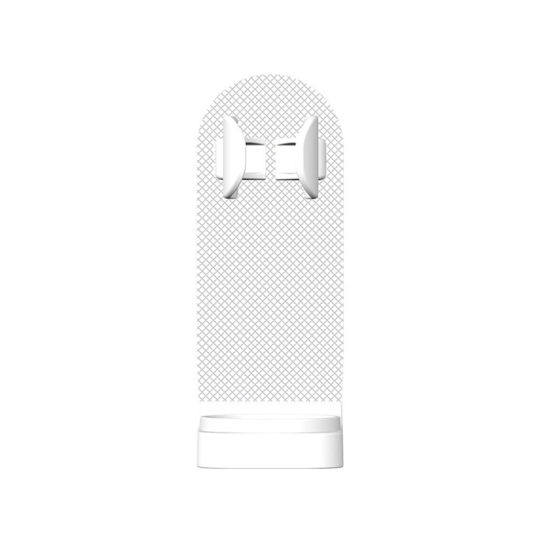 7 PCS Spiral Shading Electric Toothbrush Storage Rack Wall-Mounted Non-Slip Adjustable Electric Toothbrush Holder, Colour: Pink