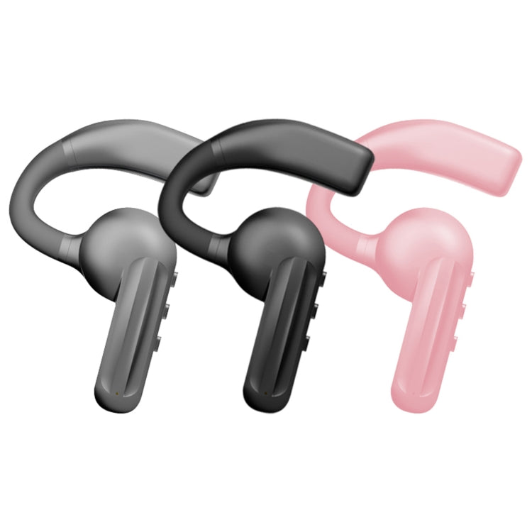 DYY-8 Bluetooth Earphone Bone Conduction Ear-hook Sports Earphone Wireless Single-Ear Car Earphone(Black)