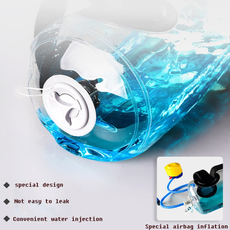 Weight-Bearing Fitness Water Bag Adjustable Water Power Bag Portable Water Injection Weightlifting Bag, Specification: 75 x 25cm (35kg)