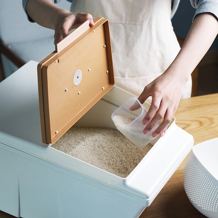 Household Insect-proof Mothproof Camphor Wood Moisture-proof Rice Noodle Storage Box 15kg Sealed Rice Cylinder Rice Barrel