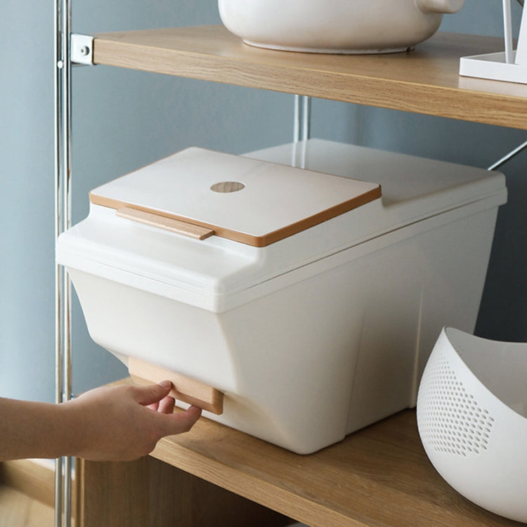 Household Insect-proof Mothproof Camphor Wood Moisture-proof Rice Noodle Storage Box 15kg Sealed Rice Cylinder Rice Barrel