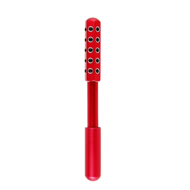 30 Germanium Massage Beauty Stick Roller V-shaped Beauty Instrument Facial Massager Random Colour Delivery