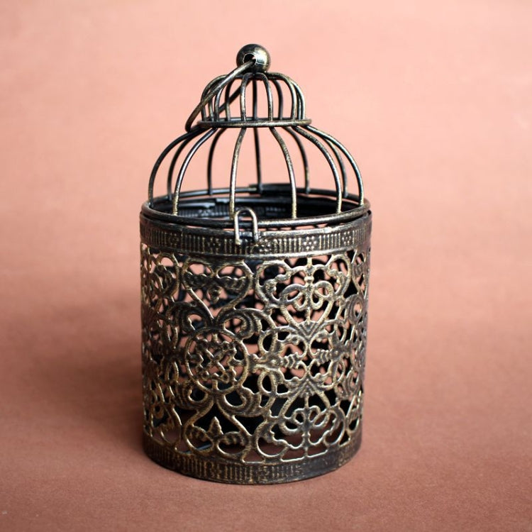 2 PCS Creative Home Furnishing Wedding Decorations Festive Atmosphere Decoration Supplies Retro Metal Iron Candle Holder Decoration