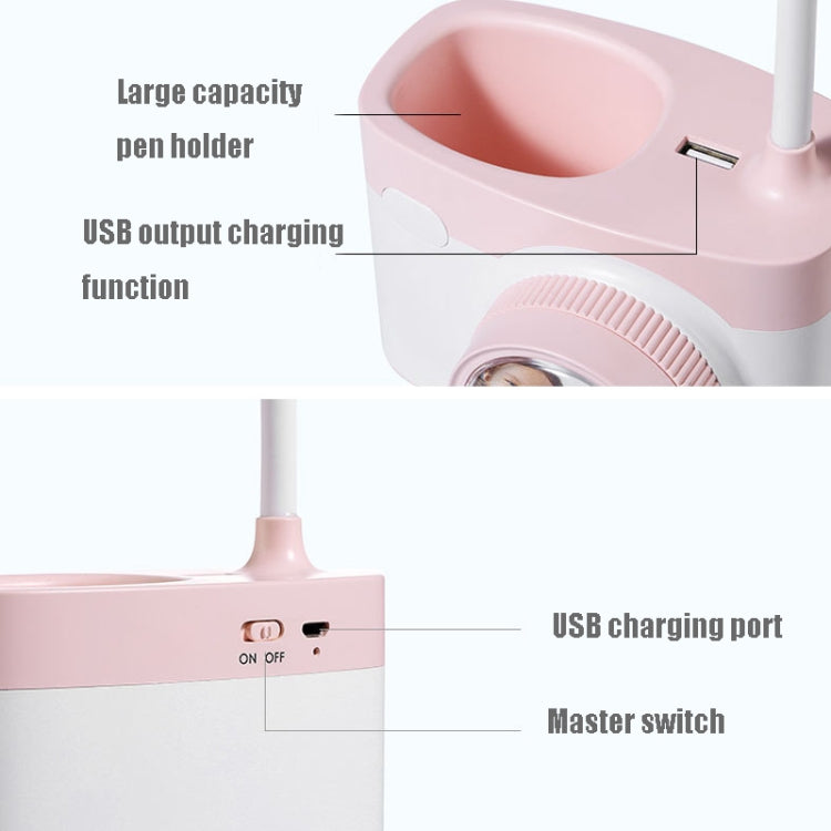 C8 Desktop LED Eye Protection Learning Multifunctional USB Camera Small Table Lamp