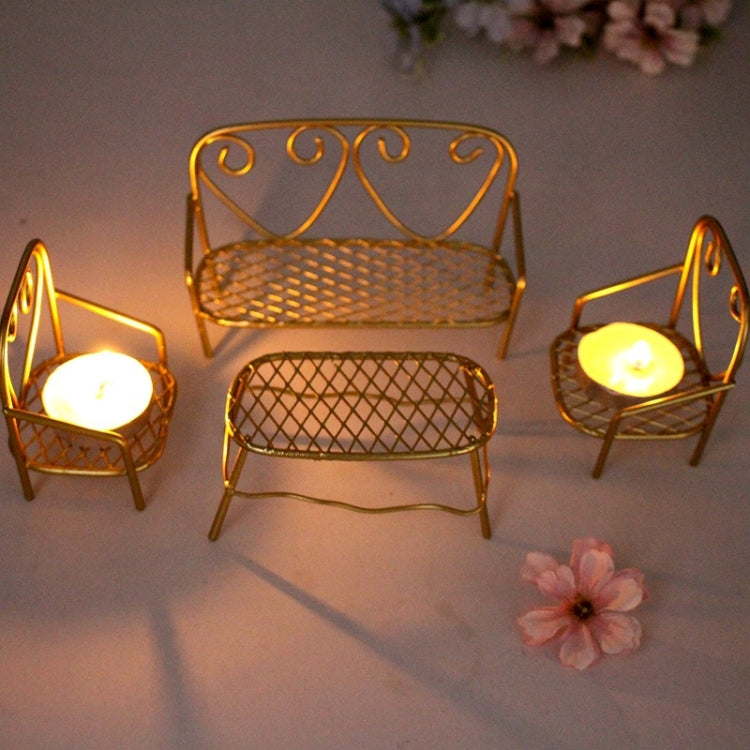 Sofa Model Candle Holder Indoor Micro Landscape DIY Decoration Creative Home Accessories