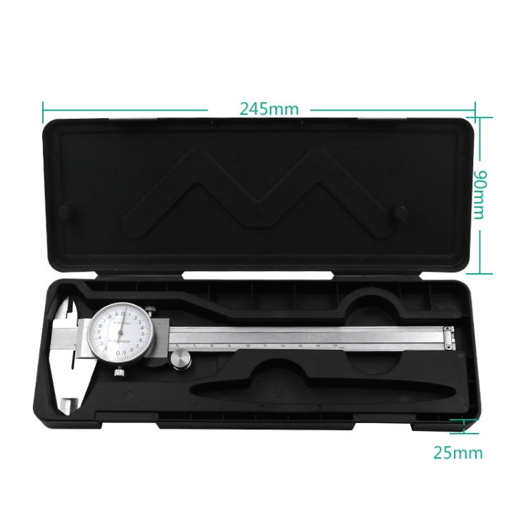 0-150mm Shockproof Depth Caliper Measuring Tool Vernier Caliper With Watch