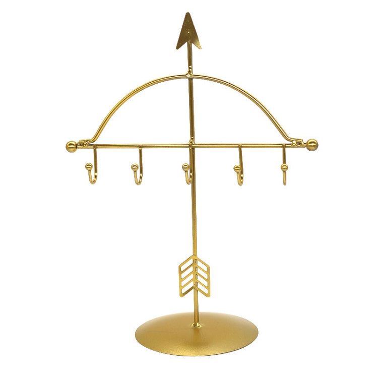2 PCS Metal Hook Jewelry Stand Desktop Jewelry Glasses Ring Storage Display Stand