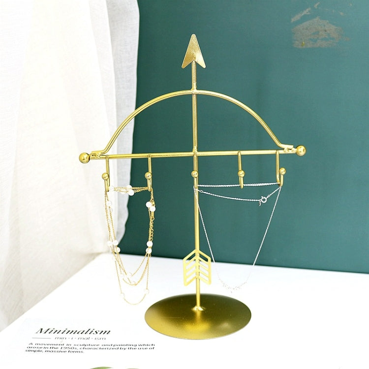 2 PCS Metal Hook Jewelry Stand Desktop Jewelry Glasses Ring Storage Display Stand