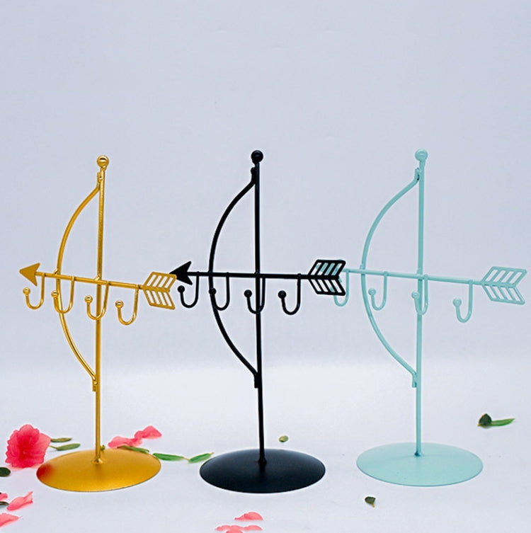 2 PCS Metal Hook Jewelry Stand Desktop Jewelry Glasses Ring Storage Display Stand