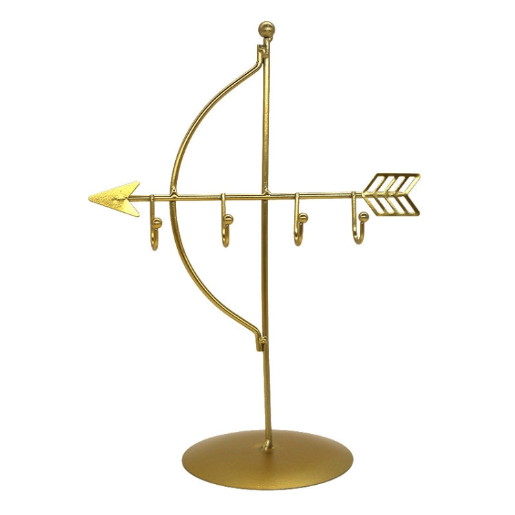 2 PCS Metal Hook Jewelry Stand Desktop Jewelry Glasses Ring Storage Display Stand