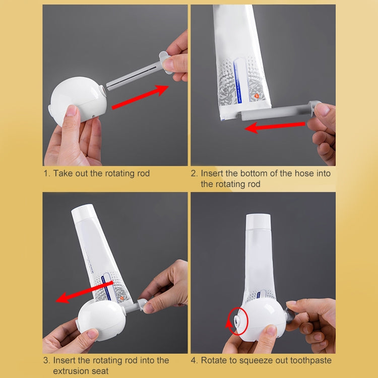 S003 5 PCS Lazy Automatic Toothpaste Squeezer