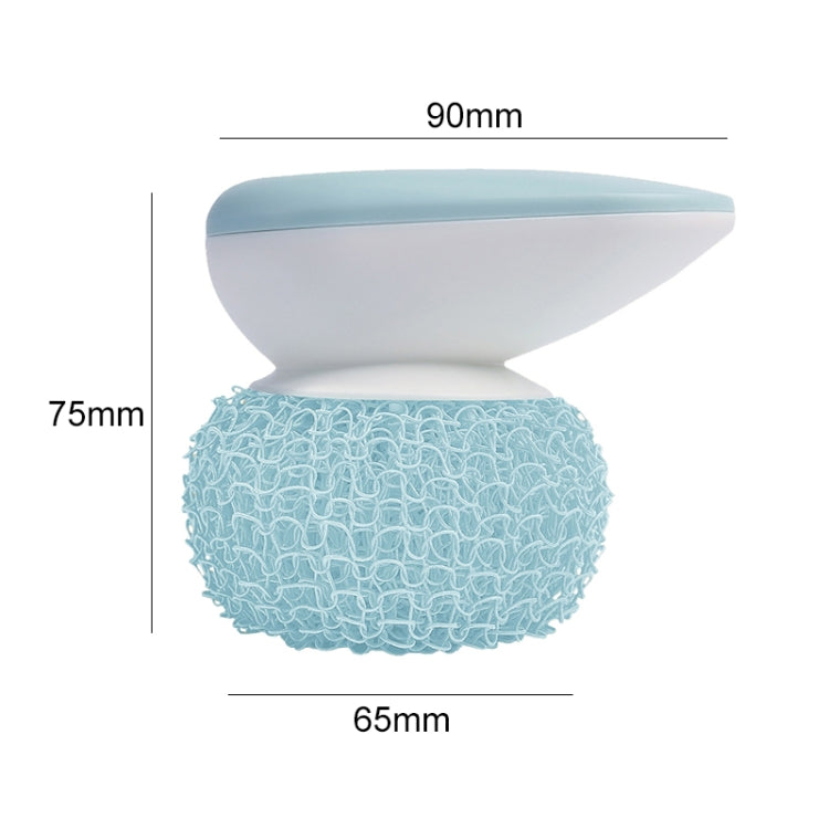 4 PCS Kitchen Does Not Drop Wire Nano Cleaning Ball Household Cleaning Brush Can Replace Steel Ball, Colour: Green