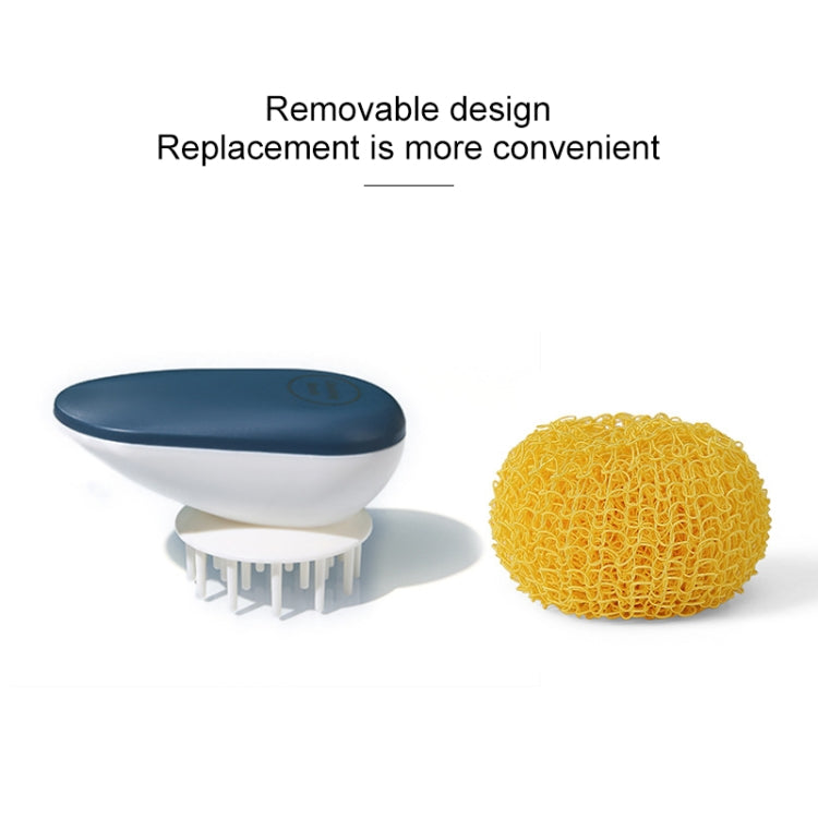 4 PCS Kitchen Does Not Drop Wire Nano Cleaning Ball Household Cleaning Brush Can Replace Steel Ball, Colour: Green