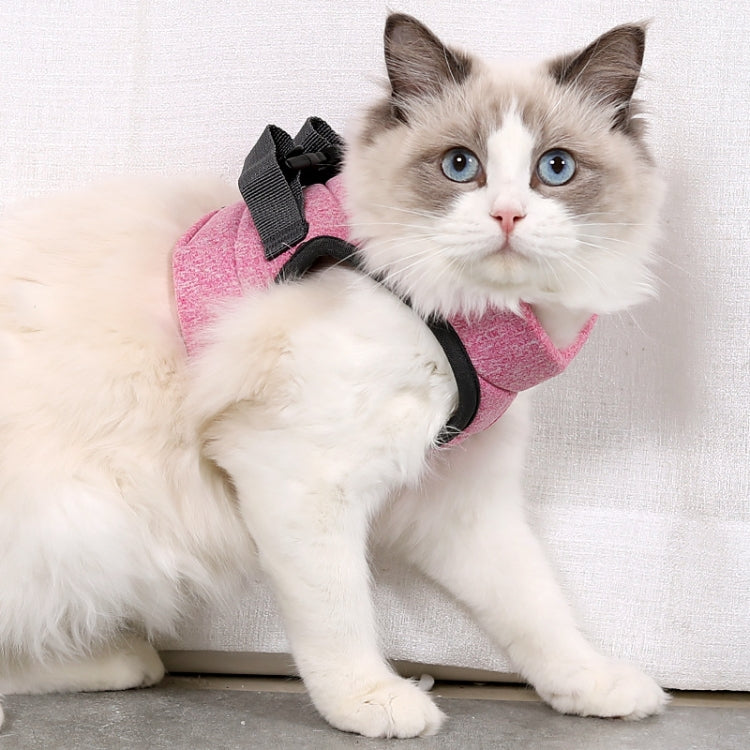 Cat Leash Pet Chest Harness Leash, Size: M