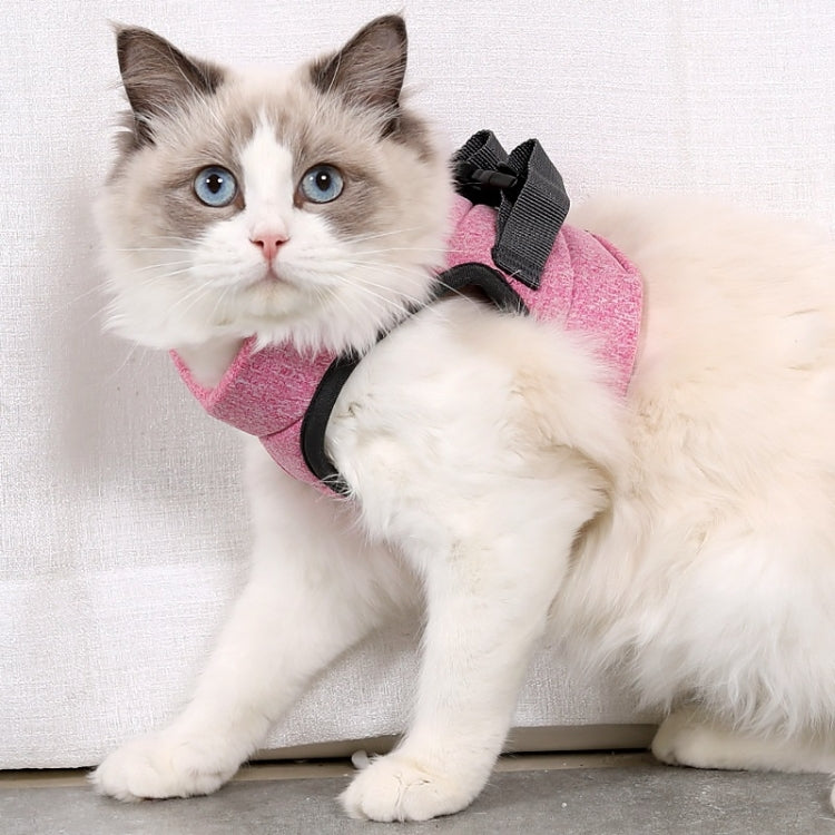 Cat Leash Pet Chest Harness Leash, Size: M