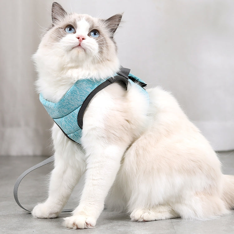 Cat Leash Pet Chest Harness Leash, Size: M