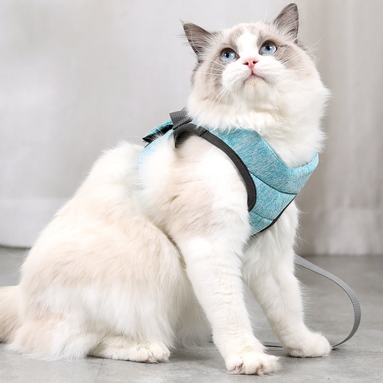 Cat Leash Pet Chest Harness Leash, Size: M