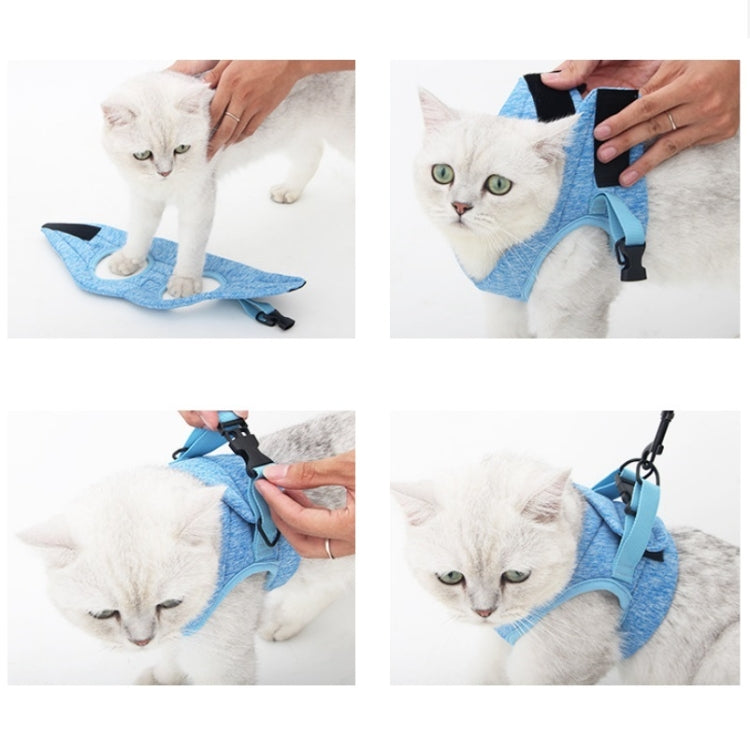 Cat Leash Pet Chest Harness Leash, Size: M