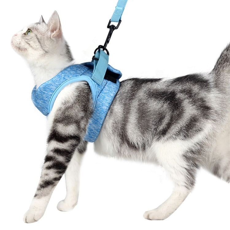 Cat Leash Pet Chest Harness Leash, Size: L