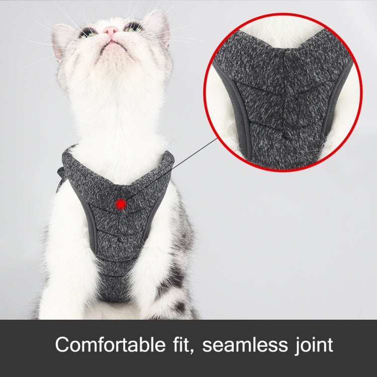 Cat Leash Pet Chest Harness Leash, Size: L