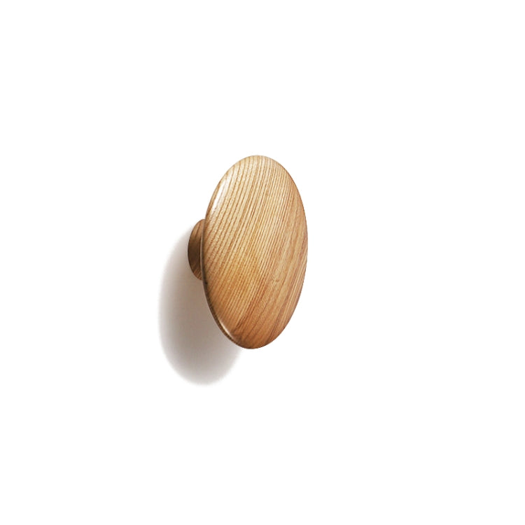 Solid Wood Mushroom Coat Hook Bedroom Porch Door Coat Hook , Size: S
