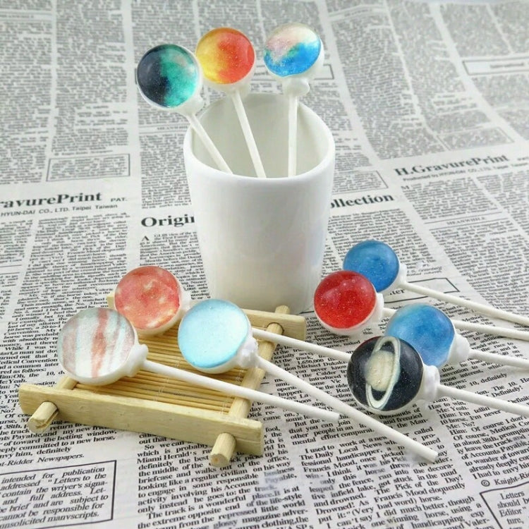 2 PCS Small 18 Grid Silicone Starry Sky Lollipop DIY Cake Mold Baking Tools Kitchen Supplies Color Random Delivery