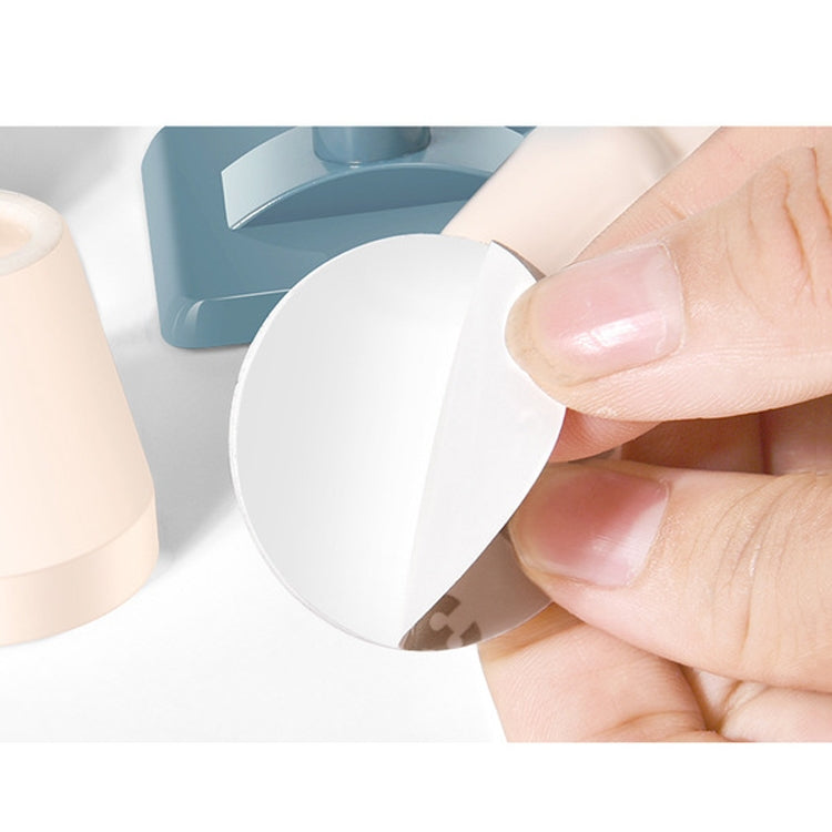 10 PCS Silicone free Perforated Door Stop Silent Anti-collision Suction Door Toilet Top
