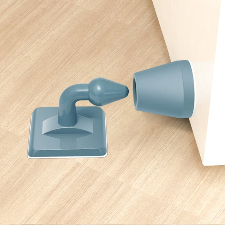 10 PCS Silicone free Perforated Door Stop Silent Anti-collision Suction Door Toilet Top