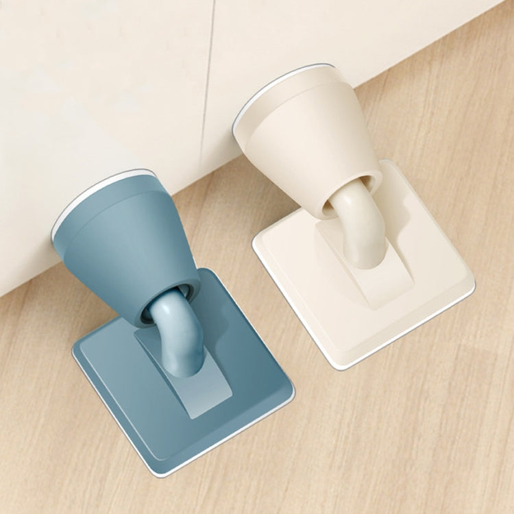 10 PCS Silicone free Perforated Door Stop Silent Anti-collision Suction Door Toilet Top