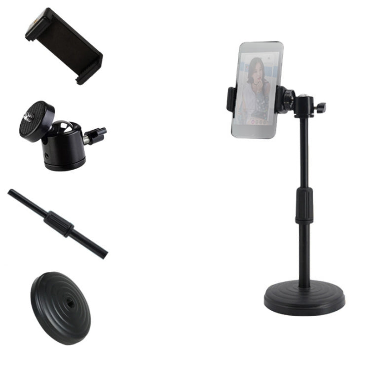 2 PCS Mobile Phone Multifunctional Live Broadcast Lifting Bracket Desktop Universal Bracket, Model: ZM-17C