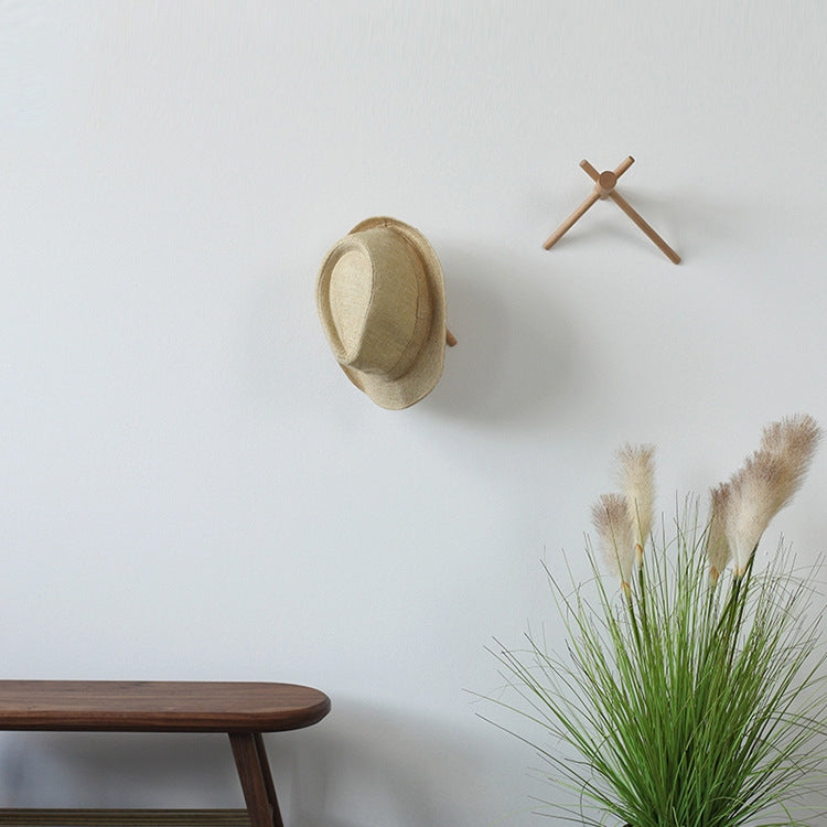 Solid Wood Hanger Wall Decoration Coat Hook Beech Hook