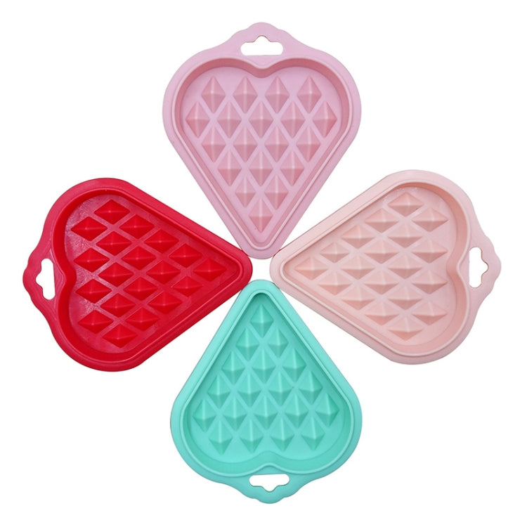 2 Sets Food Grade Silicone Waffle Mold Kitchen Cake Set Baking Supplies