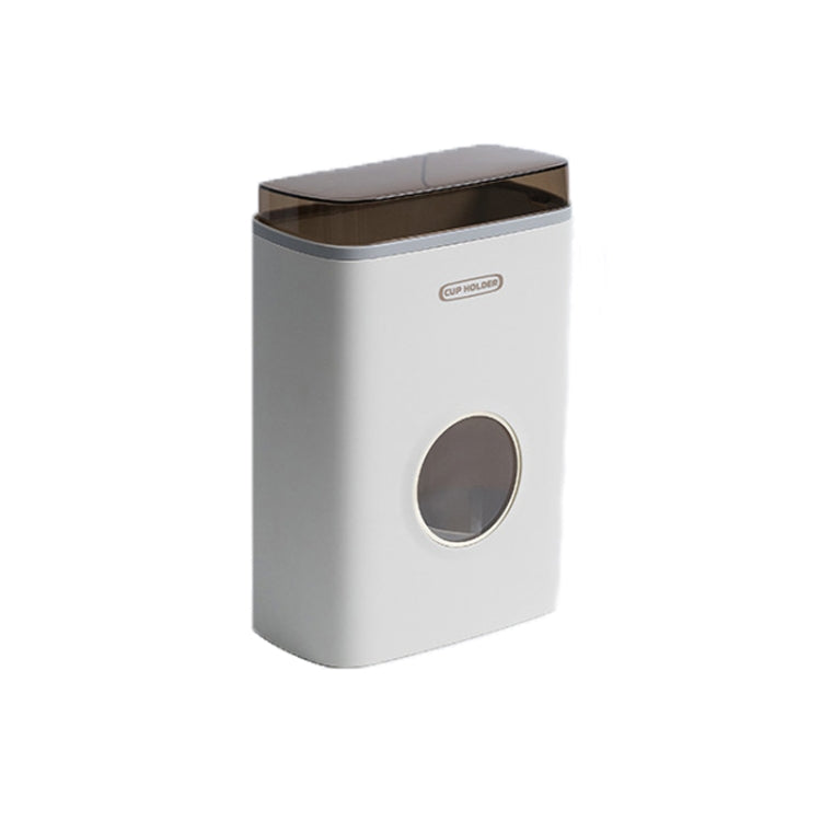 Household Free Punching Automatic Cup Remover Wall-Mounted Storage Box For Paper Cups