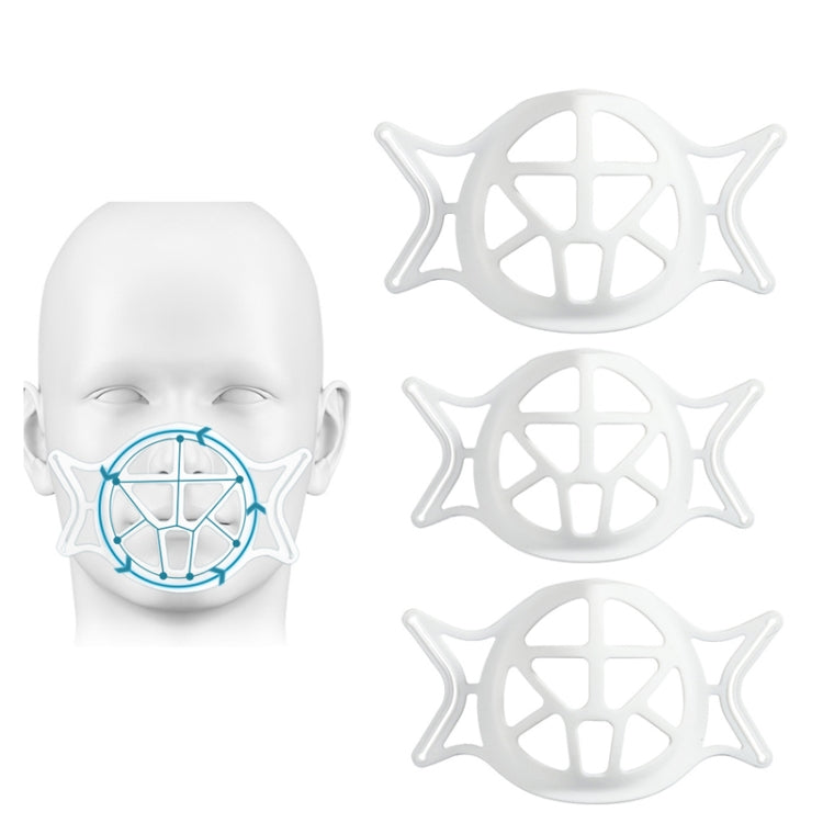 10 PCS Mask Holder Mouth And Nose Separation 3D Mask Support Frame, Specification: Silicone Material